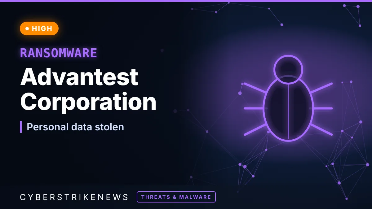 Advantest confirms data stolen in February ransomware attack