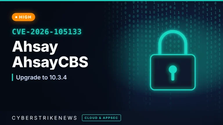 AhsayCBS authentication bypass added to CISA KEV (CVE-2026-105133)