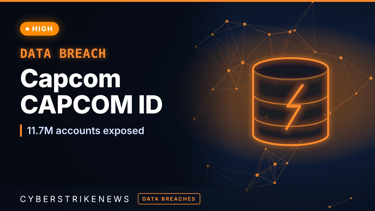 Capcom data breach exposes 11.7 million CAPCOM ID accounts