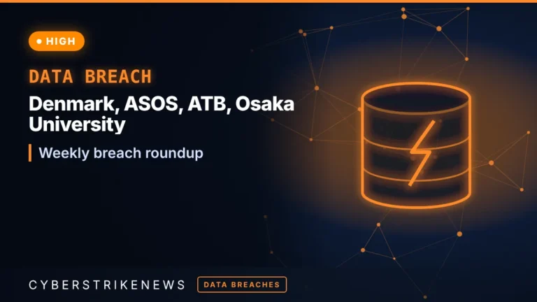 Denmark, ASOS, ATB and Osaka University breaches in Check Point's weekly report