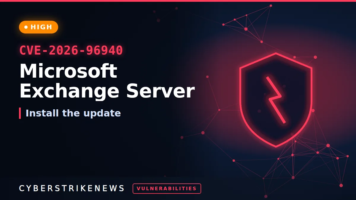 Exchange Server CVE-2026-96940: mailbox access flaw patched