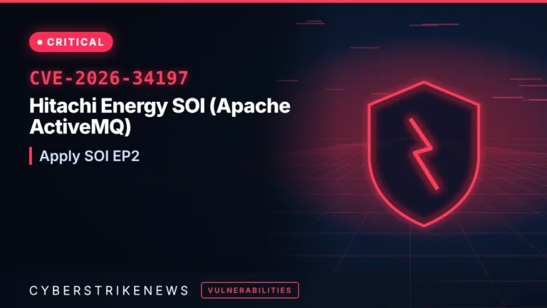 Hitachi Energy SOI exposed to ActiveMQ RCE flaw (CVE-2026-34197)