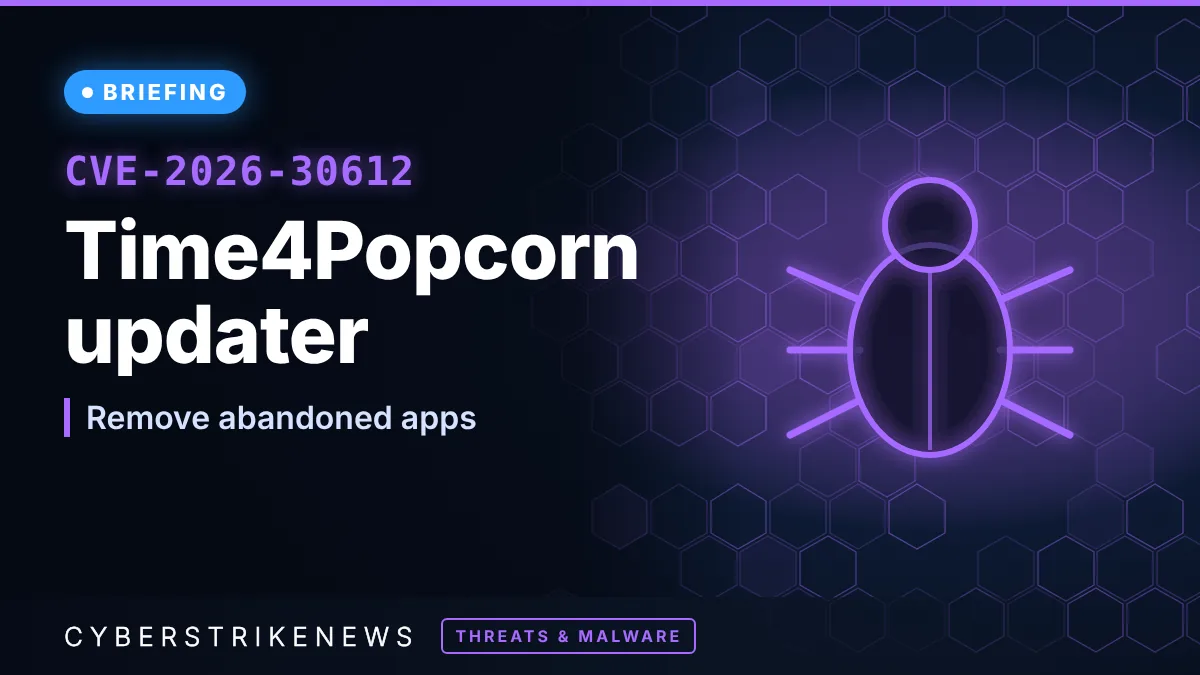 Eye Security disables abandoned Popcorn Time updater (CVE-2026-30612) 1 Eye Security disables abandoned Popcorn Time updater (CVE-2026-30612)