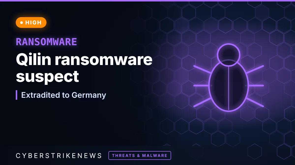 Qilin ransomware suspect extradited from Japan to Germany