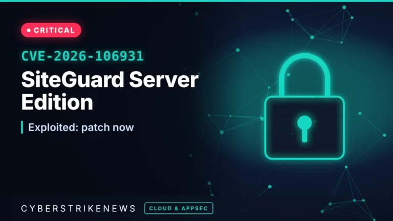 SiteGuard Server Edition command injection added to KEV (CVE-2026-106931)