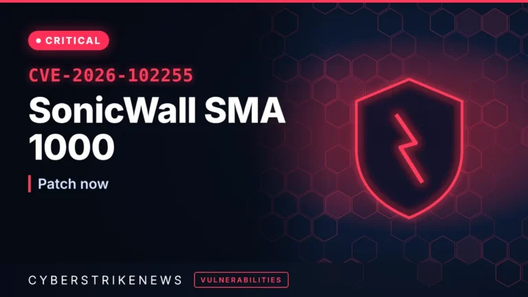 SonicWall SMA 1000 SSRF flaw exploited after patch (CVE-2026-102255)