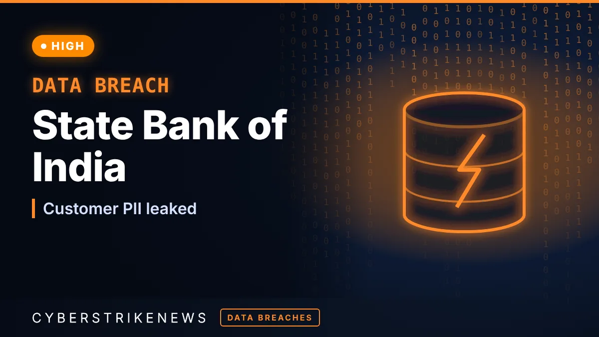State Bank of India customer PII leak reported by Dark Reading