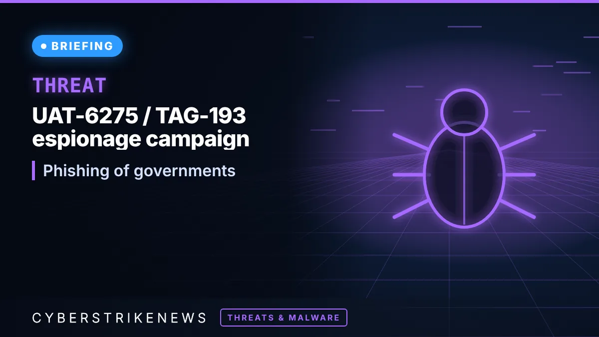 Kazakhstan-linked UAT-6275 (TAG-193) spies on Central Asian governments